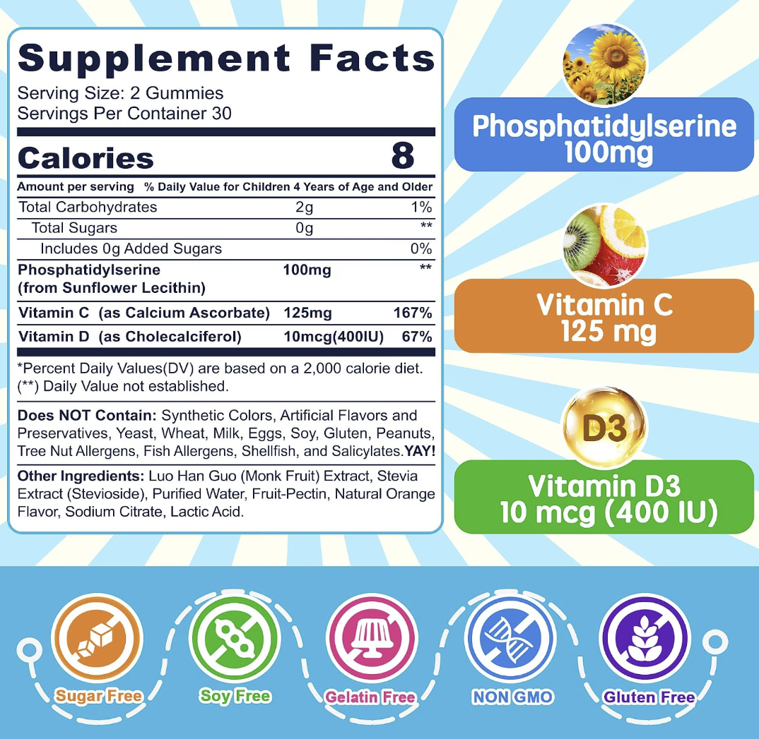 Little Roots Kids Phosphatidylserine